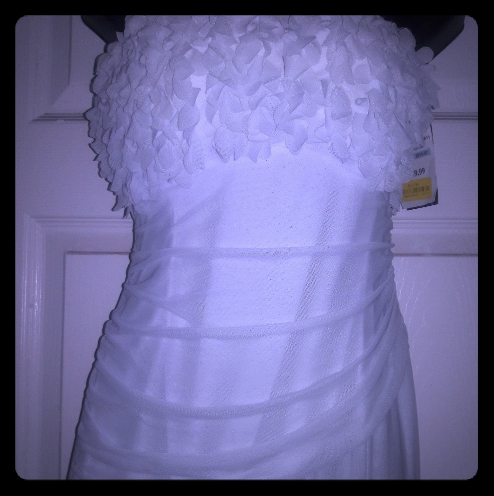 Romeo and Juliet Strapless floor length Dress